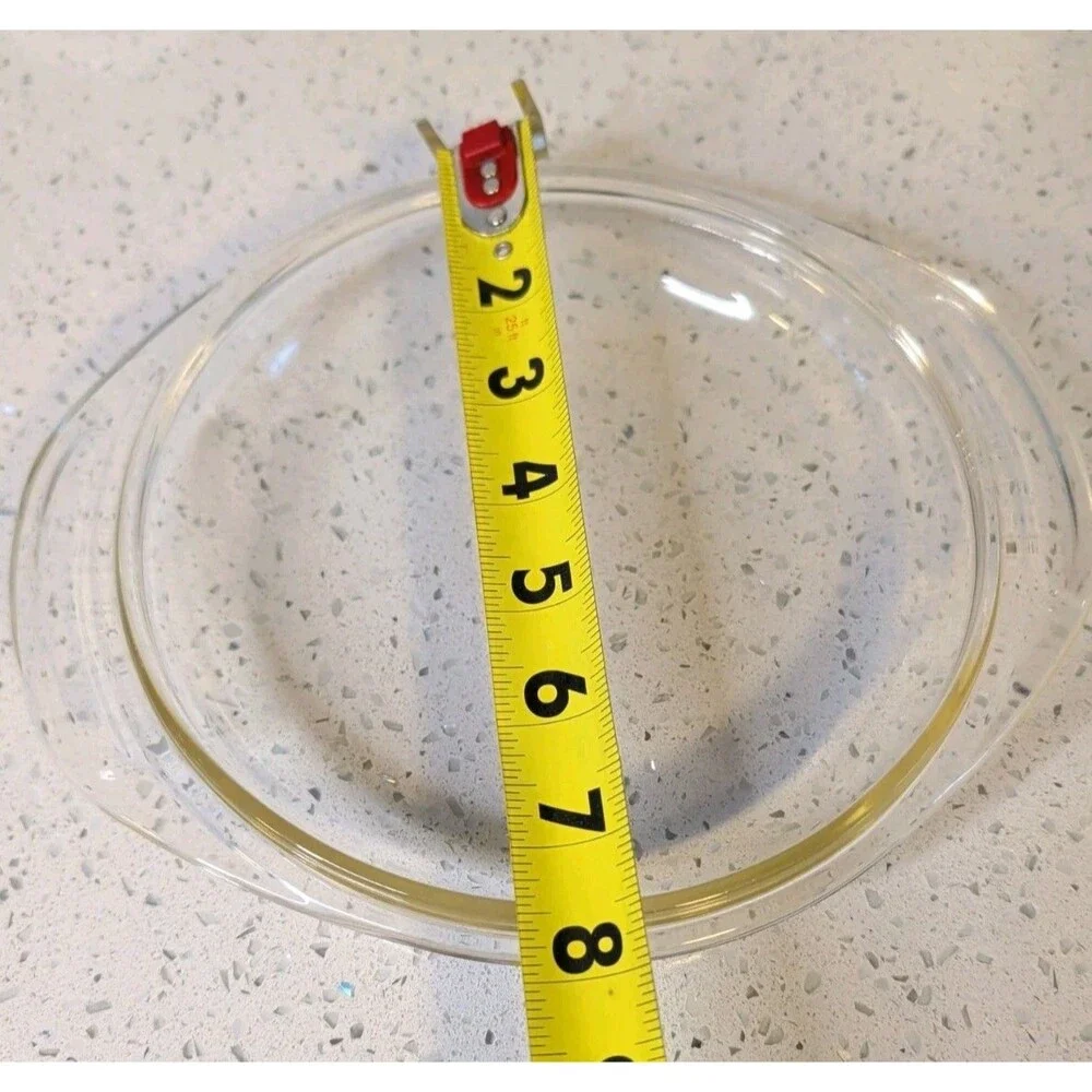 PYREX Clear Glass 683-C 6 Lid with Handles VTG USA Replacement
